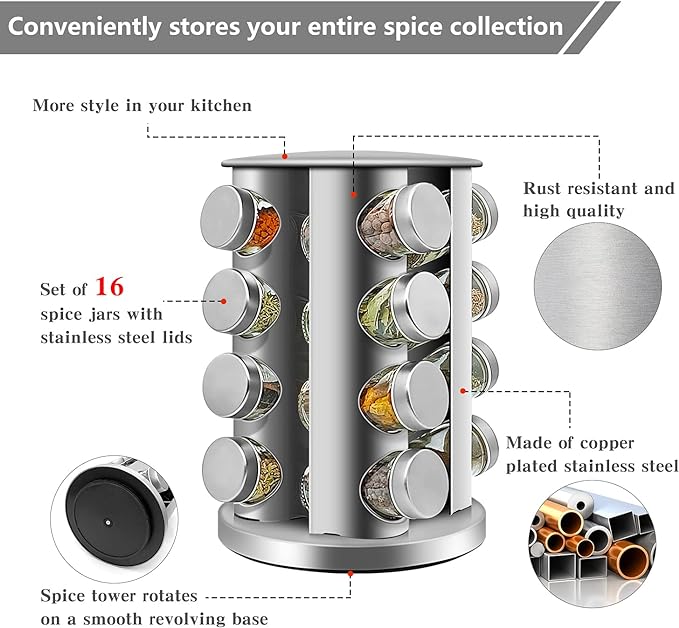 16-Jar Spice Storag